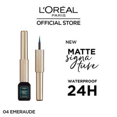 LOreal Paris - Liner Signature Liquid Eyeliner - 04 Emeraude - Elite Cosmetics