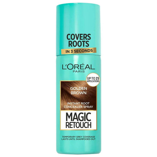 L'Oreal Paris Magic Retouch Instant Root Concealer Spray, Brown, 75ml - Elite Cosmetics