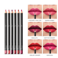 Lip Liner Pencils Pack of 6 - Elite Cosmetics