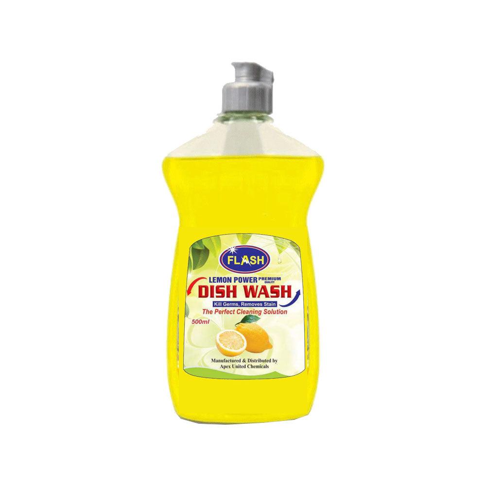 Liquid Dish Wash - Gel Lemon Power - Safe Hands Formulation - 500ml - Elite Cosmetics