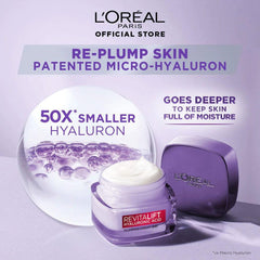 Loreal Paris - Revitalift Hyaluronic Acid Plumping Cream Day - 50ml - Elite Cosmetics