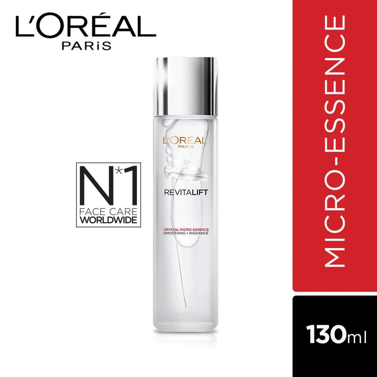 Loreal Paris - Revitalift crystal micro-essence Fresh water 130ml - Elite Cosmetics