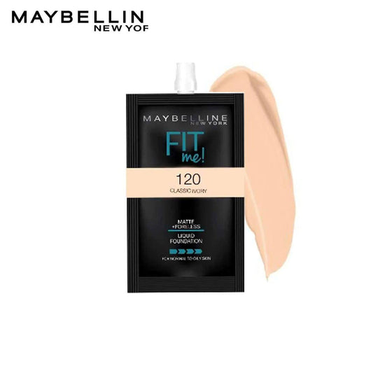 Maybelline - Fit Me Liquid Foundation 5ml - 120 Classic Ivory - Elite Cosmetics