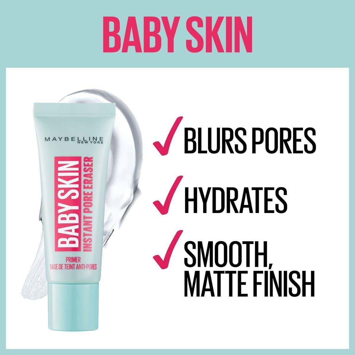 Maybelline New York Baby Skin Pore Eraser Primer - Elite Cosmetics