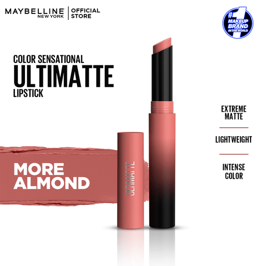 Maybelline New York Color Sensational Ultimate Matte Lipstick More Almond - Elite Cosmetics