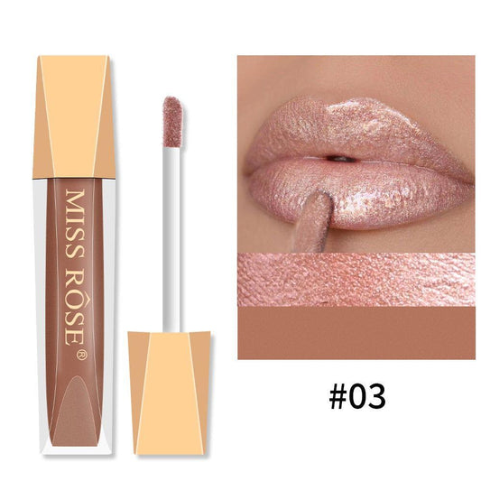 Miss Rose Lip Gloss Velvet Matte Lip Glaze Lipstick Non-Fading - Elite Cosmetics