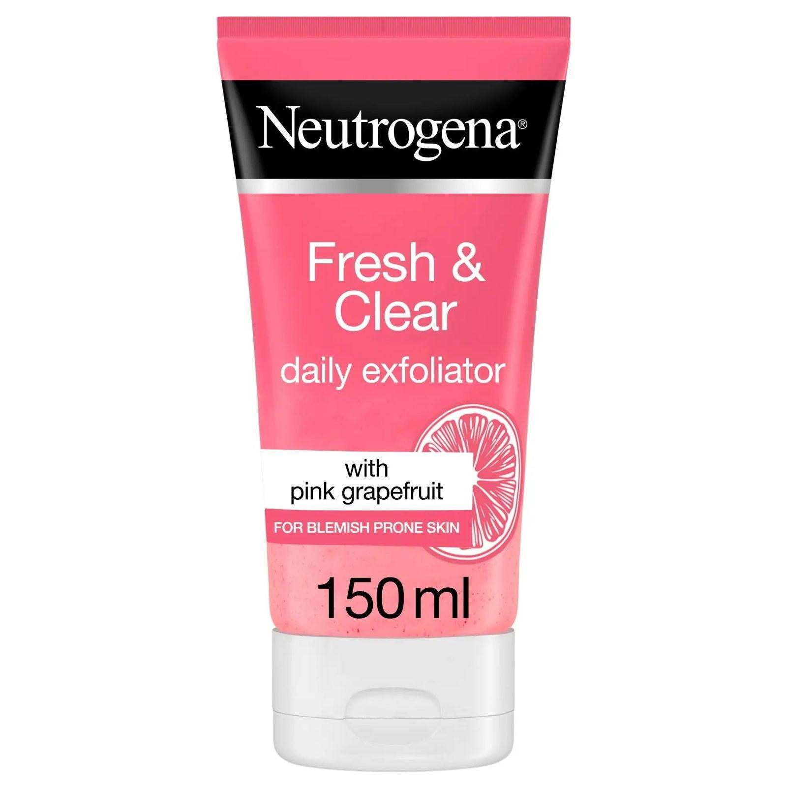 NEUTROGENA, FACIAL SCRUB, VISIBLY CLEAR, PINK GRAPEFRUIT, 150ML - Elite Cosmetics