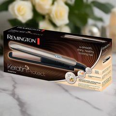 Remington Hair Straightener Keratin Protect - Advanced Ceramic Plates, Frizz-Free Shine | Professional Hair Care | Pakistan’s Best Prices | Genuine Product - Elite Cosmetics