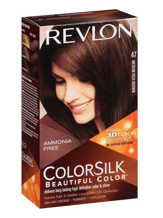 Revlon Hair Color COLORSILK 47# - Elite Cosmetics