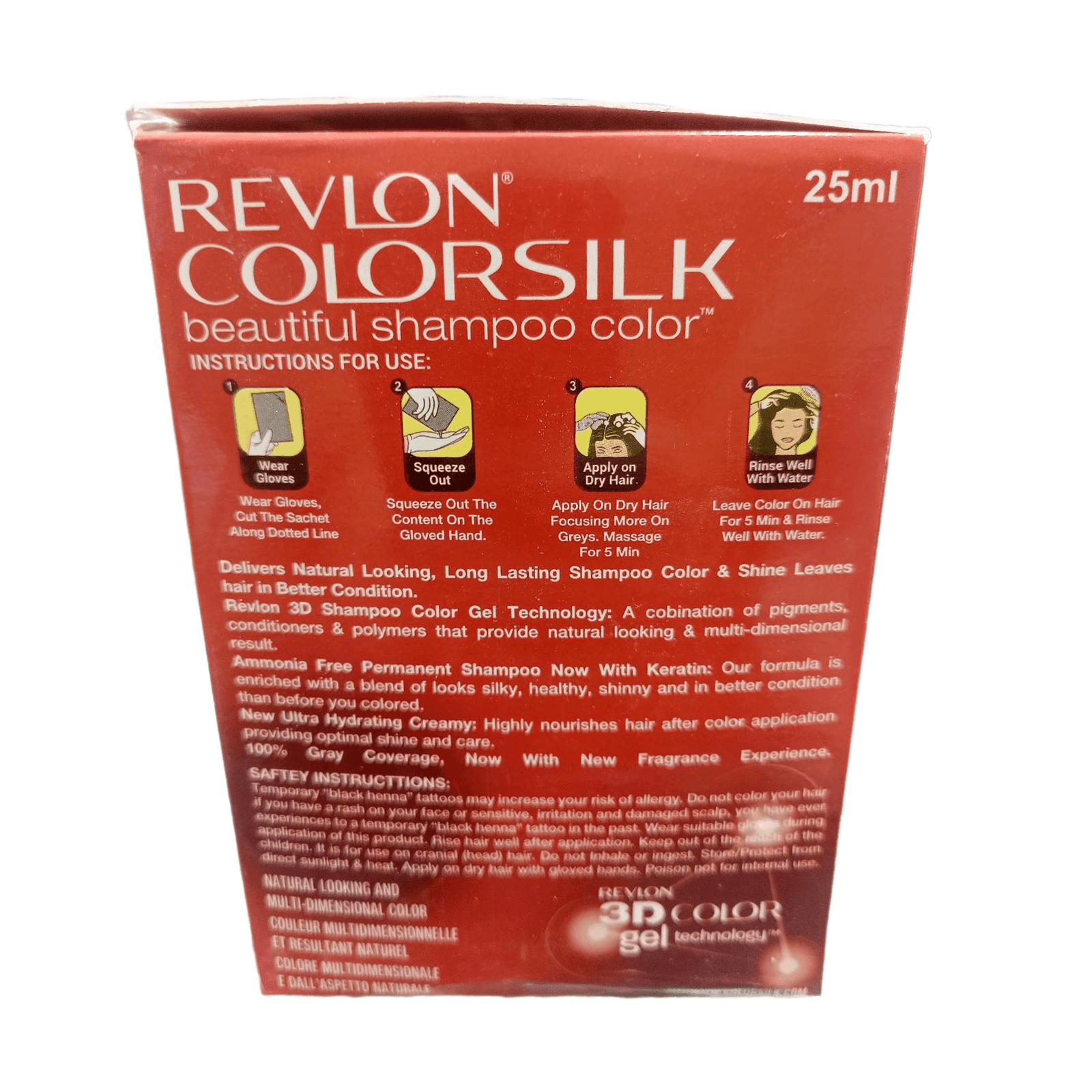 Revlon Hair Color Shampoo Sachet Pack 1Pc - Quick & Easy Hair Color - Elite Cosmetics