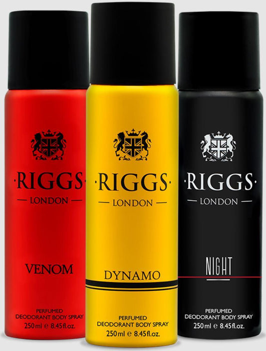 Riggs London Perfumed Deodorant Spray For Men - 250ml - Elite Cosmetics