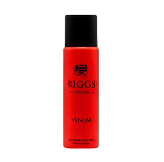 Riggs London Perfumed Deodorant Spray For Men Venom - 250ml - Elite Cosmetics