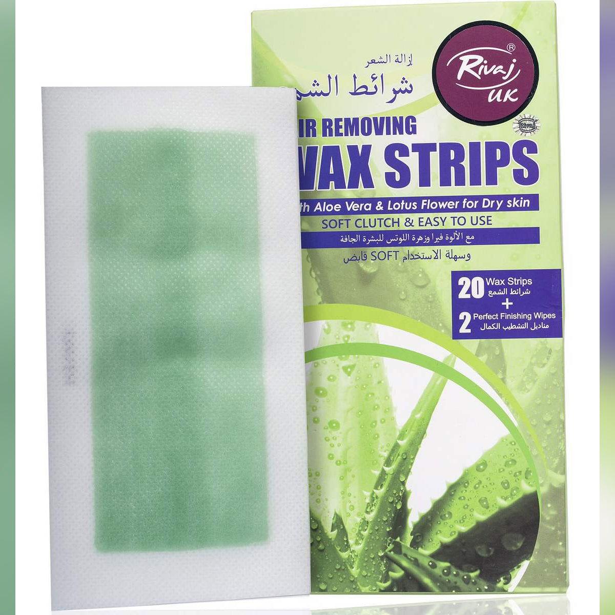 Rivaj Depilation Body Wax Strips Aloe Vera - Elite Cosmetics