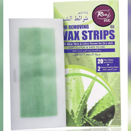 Rivaj Depilation Body Wax Strips Aloe Vera - Elite Cosmetics