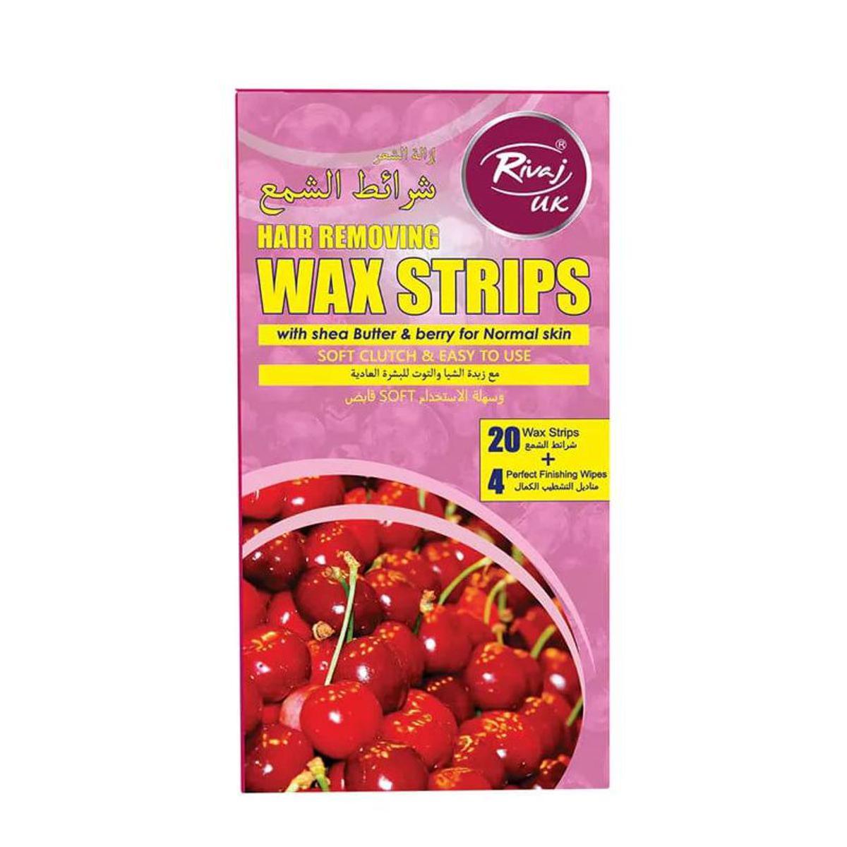 Rivaj Depilation Body Wax Strips Strawberry - Elite Cosmetics