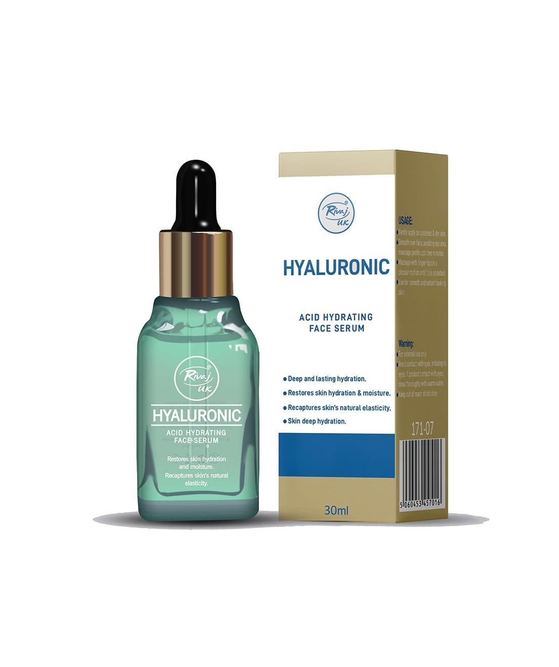 Rivaj Face Serum Hyaluronic Acid 30ml - Elite Cosmetics