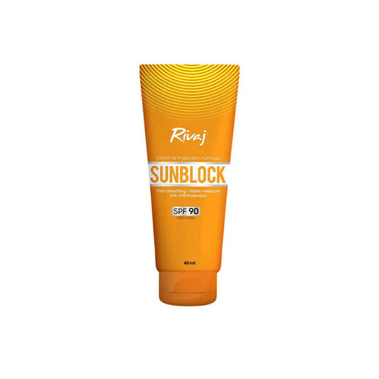 Rivaj Sunblock SPF90 40ml - Elite Cosmetics