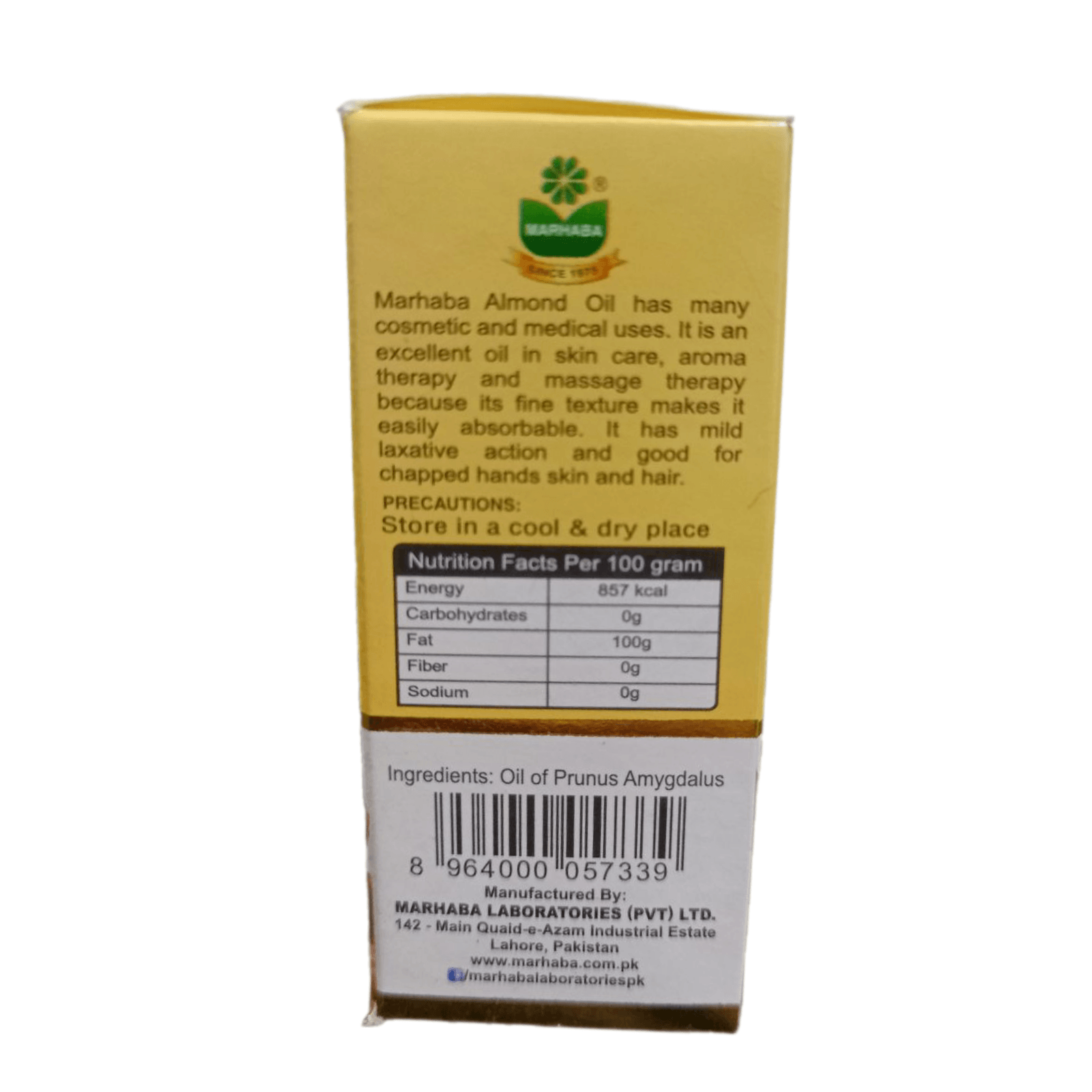 Roghan Badaam (Almond Oil) - Pure & Natural - Elite Cosmetics