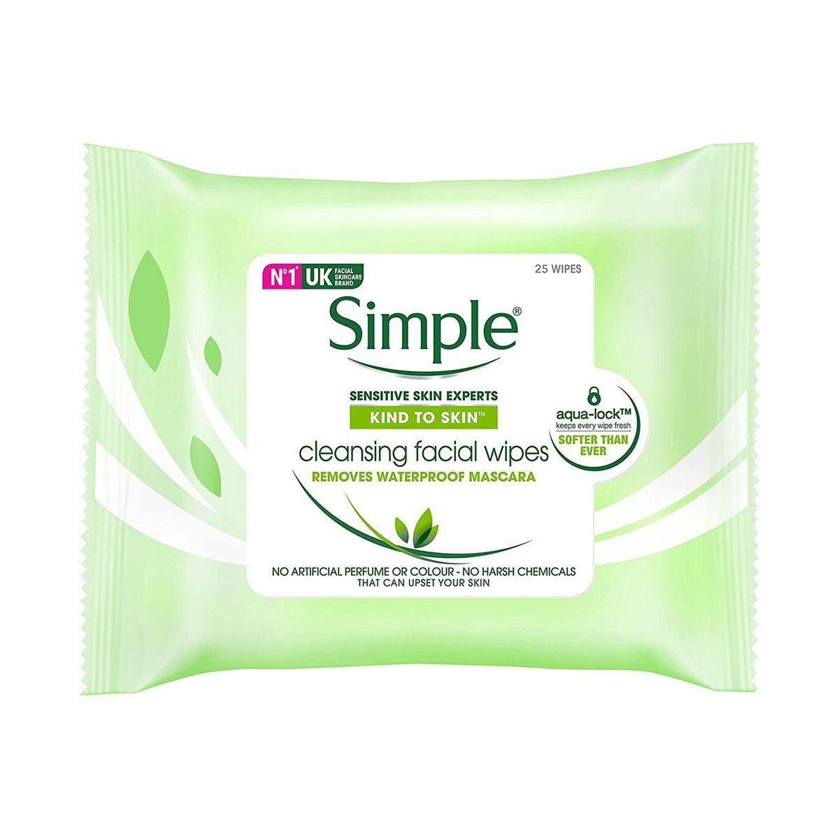 Simple Cleansing Wipes 20Pcs - Elite Cosmetics