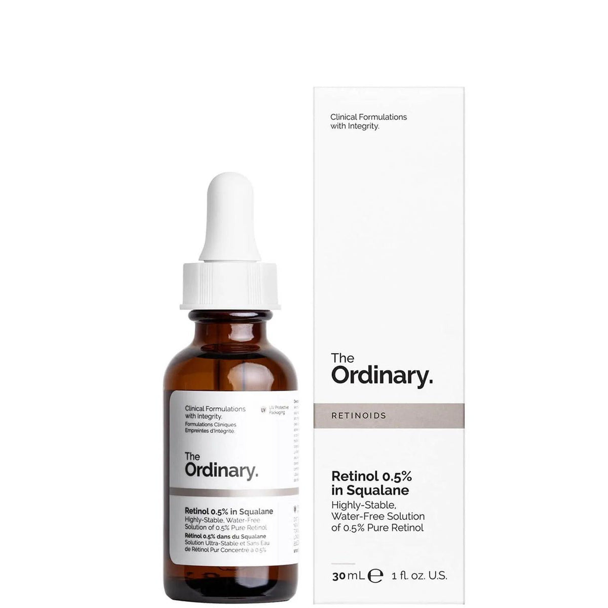 The Ordinary Serums - Niacinamide - AHA & BHA - Hyaluronic Acid - Retinol - Elite Cosmetics