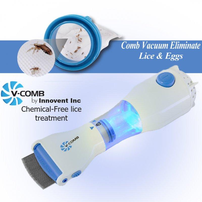 V Comb Anti-Lice Machine | Effective & Safe Electric Lice Removal Comb - Elite Cosmetics