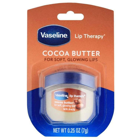 Vaseline Lip Therapy Lip Balm Cocoa Butter 7g - Intense Moisture and Comfort - Elite Cosmetics