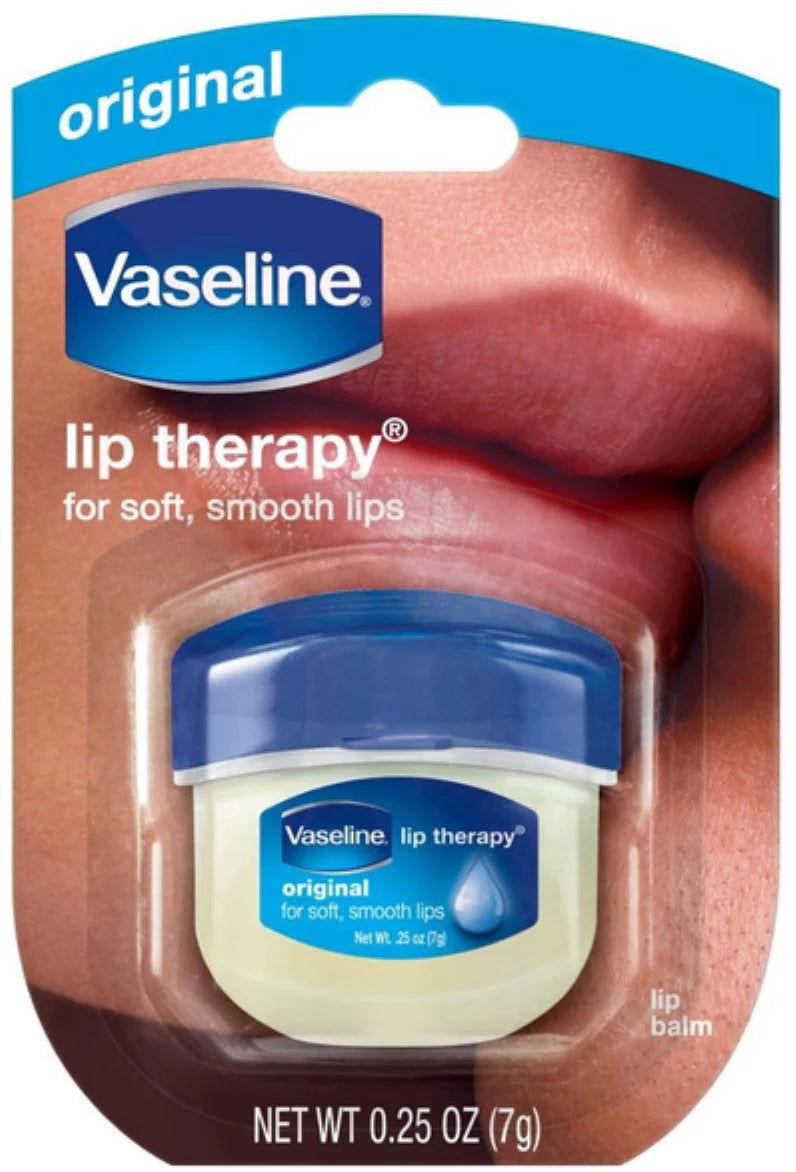 Vaseline Original Lip Therapy Lip Balm 7g - Classic Care for Soft, Healthy Lips - Elite Cosmetics