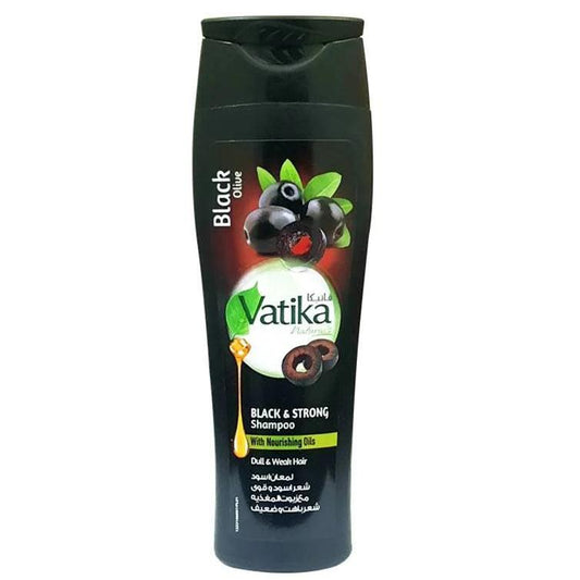 Vatika Black Olive Black & Strong Shampoo 185ml - Elite Cosmetics