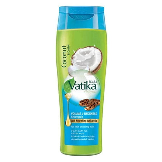 Vatika Coconut and Castor Volume & Thickness Shampoo 185ml - Elite Cosmetics