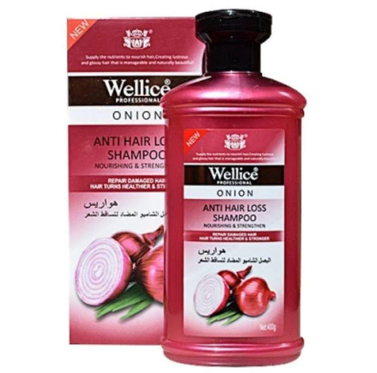 Wellice Onion Shampoo 400ml - Elite Cosmetics