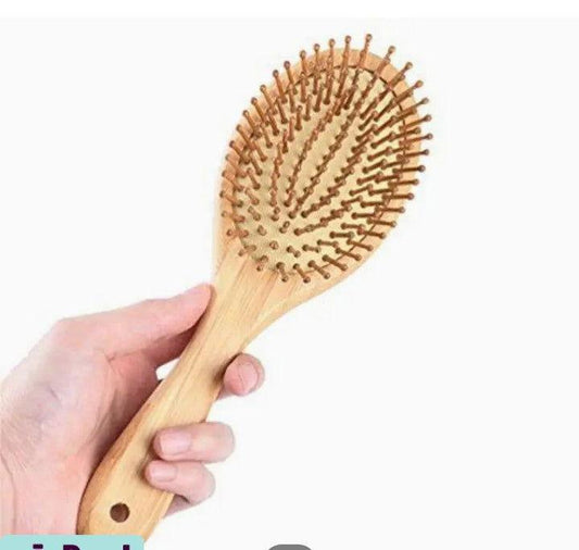 Wooden Hair Brush 1 Piece - Elite Cosmetics