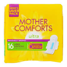 Mother Comfort 16 Pcs XXL Pads: Extra Protection and Comfort for Heavy Flow Days