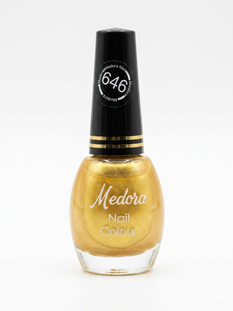 Medora Nail Colour - Shimmery Gold (Shade 646)