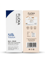 FLICKA Professional Silk Touch Milk-Cream Concentrate – 4-in-1 Multi-Function Moisturizer, Primer & Mask (60g)