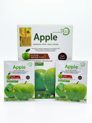Apple hair color shampoo dark brown elite cosmetics 