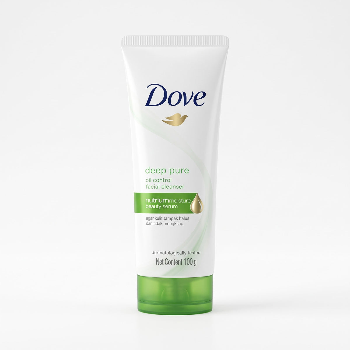 Dove face wash green