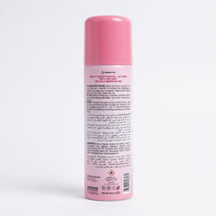 Hiba's Collection Hair Removal Spray Rose Water Extract showing instructions and ingredients
