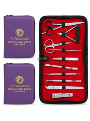 TV Parlour USA 10-in-1 Professional Manicure & Pedicure Grooming Kit