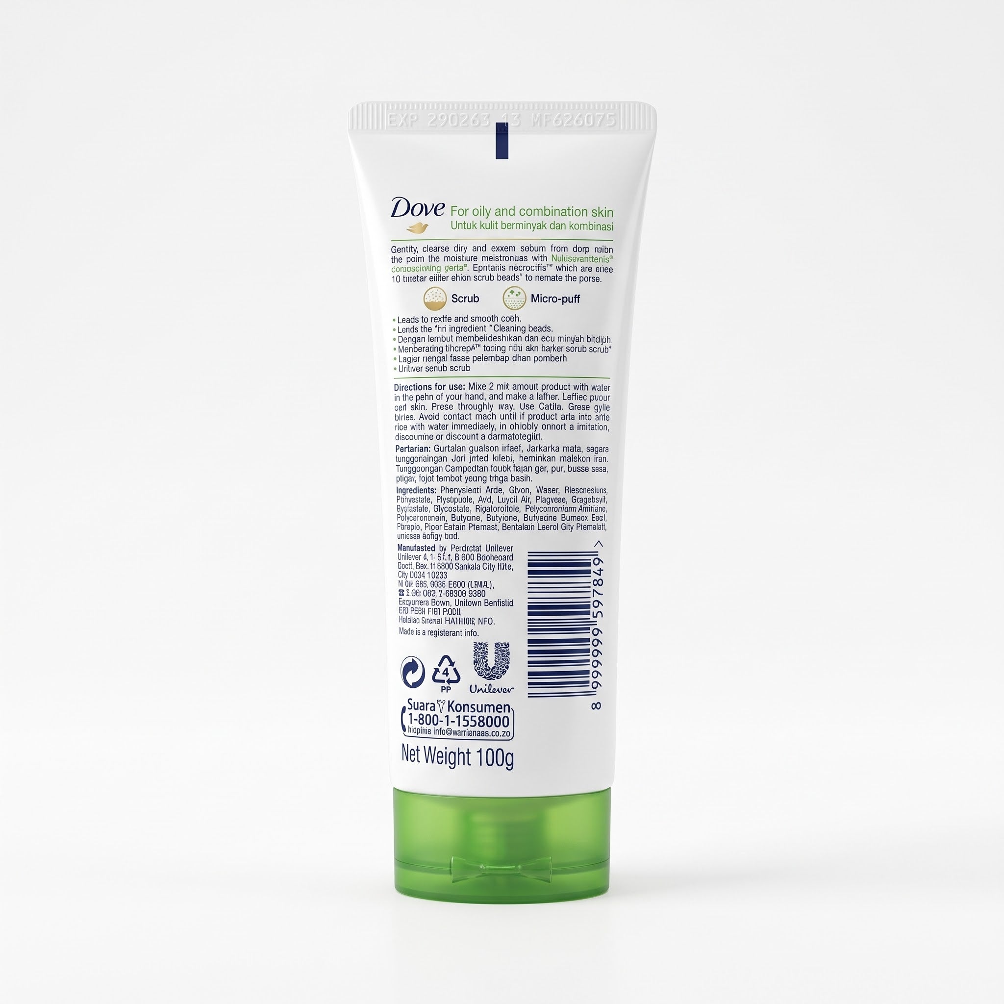 Anti acne dermatologically tested face wash
