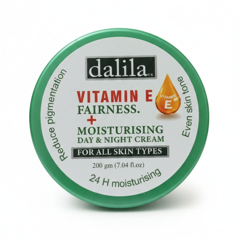 Dalila Vitamin E Fairness & Moisturizing Cream – Day & Night - Elite Cosmetics