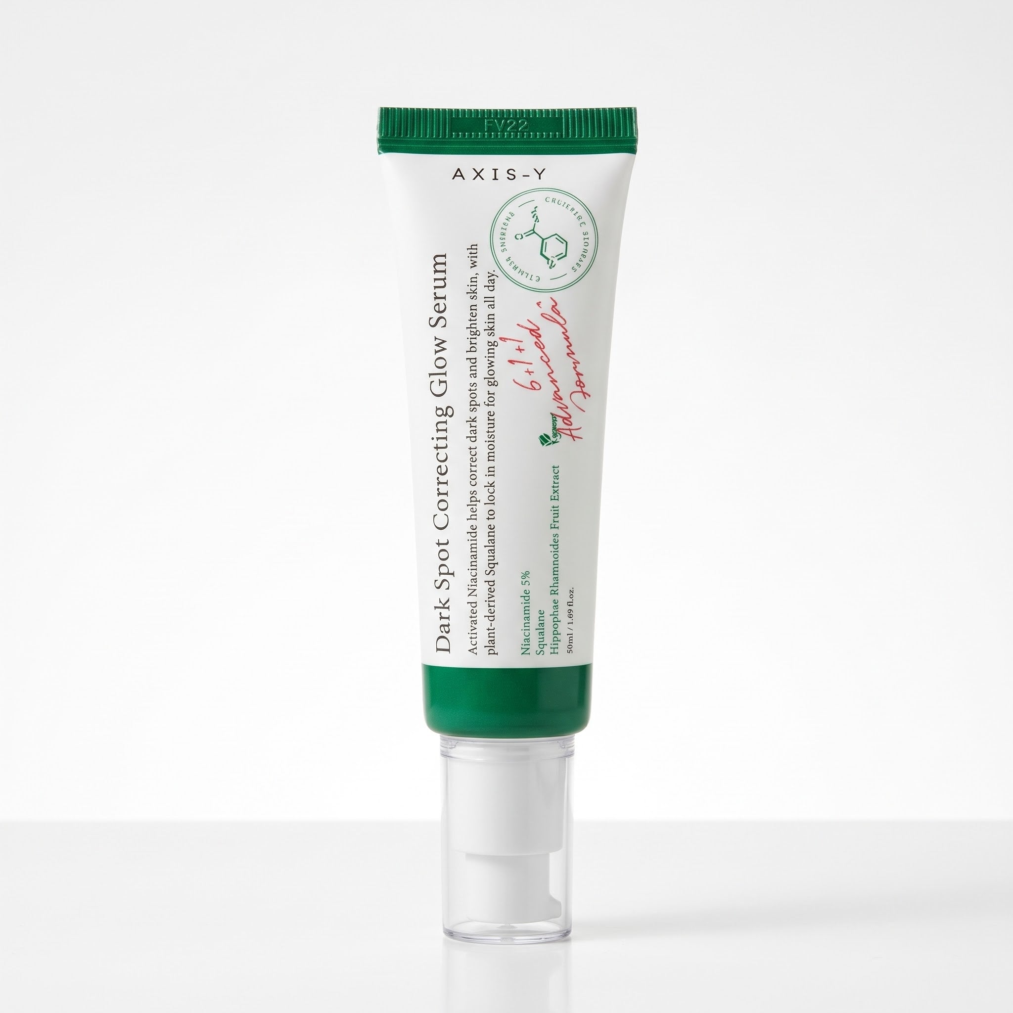 50ml pump tube of AXIS-Y Dark Spot Correcting Glow Serum.