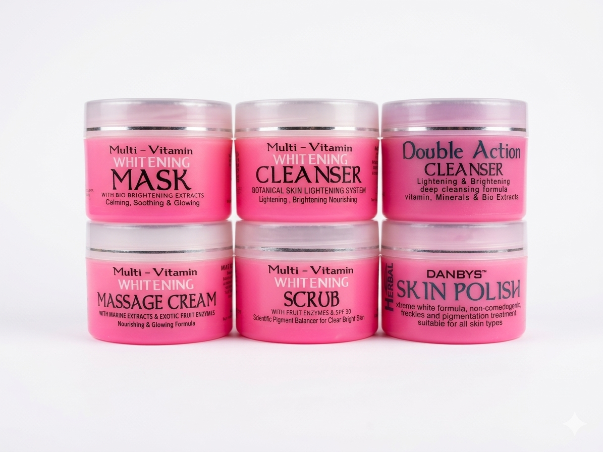Danbys facial kit 6 pcs large Elite cosmetics 