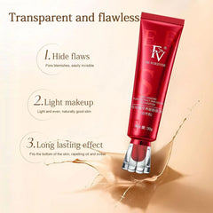 FV Skin Foundation Liquid – Full Coverage, Lightweight Matte Finish | Long-Lasting Waterproof Foundation - Elite Cosmetics